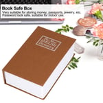 Book Shaped Steel Safe Classic Secret Book Safe Lock Password Type Household Sto