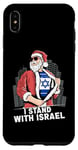 iPhone XS Max I Stand With Israel And USA Flag Santa Patriotic Israeli Case