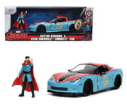 lJada - Marvel Doctor Strange 2006 Chevy Corvette Z06 1:24 with Figure Die-Cast