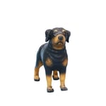 Dyr - Legetøjshund - Rottweiler fra Green Rubber Toys - L:21 cm.