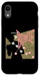 Coque pour iPhone XR David Bowie Let's Dance Rose et Or