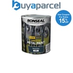 Ronseal 39208 Direct to Metal Paint Storm Grey Satin 750ml RSLDTMSTS750