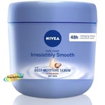 Nivea Body Cream IRRESISTIBLY SMOOTH Deep Moisture Serum Dry Skin 400ml