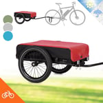 Remorque Velo Cargo, Charette Velo à 2 Roues, Remorque Vélo pour Bicyclette, Kit de Fixation pour Remorques en Acier avec Attelage et Support,