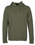 Colorful Standard Organic Cotton Hooded Sweat - Seaweed Green Colour: Seaweed Green, Size: X Large