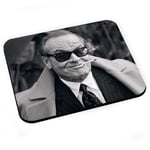 Tapis de souris Jack nicholson acteur cigarette photo noir et blanc cinema