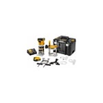 DCW604P2-QW Affleureuse-défonceuse xr 18V 2 x 5Ah Li-ion en coffret Tsatak avec chargeur + accessoires - Dewalt