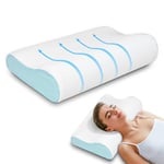 Enighs Cervical Memory Foam Pillow for Neck Pain Relief, Memory Foam Anti-Snore Pillows