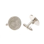 Celtic FC Silver Plated Formed Crest Cufflinks