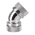 Pacific PETG Tube 45-Degree dual chrome compression fitting 16mm OD fr