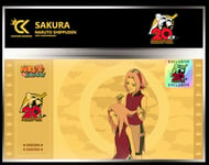 Naruto Shippuden - Sakura - Golden Ticket 20ème Anniversaire