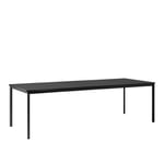 &Tradition - Drip Table HW60, 250x100x74 cm, Black Nano Laminate/Black Legs - Matbord - Hee Welling - Svart - MDF/Metall/Trä