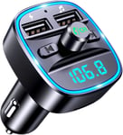 Mohard Bluetooth Car Adapter, Bluetooth FM Transmitter for Car MP3 Player FM USB