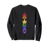 Star Trek: Deep Space Nine United Rainbow Symbol Stack Sweatshirt