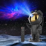 Projecteur de ciel étoilé LED pour enfants,Astronaute Projecteur de ciel étoilé Galaxy Veilleuse,avec minuterie,télécommande,Chambre Lampe de projection au plafond,Cadeau pour enfants et adultes