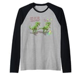 Did You Eat The Last Unicorn? It Sparkled At Me! Dinosaur Raglan Baseball Tee