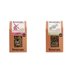 Teapigs Liquorice and Peppermint Tea Made With Whole Flowers (1 Pack of 50 Tea Bags) & Peppermint Herbal Tea Bags Made With Whole Leaves (1 Pack of 50 Teabags)