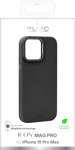 PURO iPhone 15 Pro Max silicone cover ICON MAG PRO, black