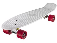 Ridge Retro 27 Skateboard complet Blanc/Rouge 27" x 7,5" - 69 cm