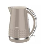 Tower Solitaire 1.5L 3000W Jug Kettle in Latte - T10075MSH, Rapid Kettle