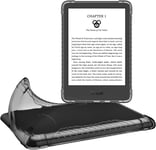 Étui Compatible Avec 6"" Liseuses Kindle 11e Génération(Modèle 2022), Housse De Protection Premium Flexible En Tpu, Coque Arrière Transparente Souple Anti-Chutes, Noir