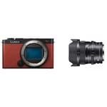 Panasonic Lumix S9 Body Crimson Red + Sigma 24mm F/2.0 DG DN Contemporary L-mount