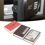 Diversion Book Safe Metal Lifelike Book Money Coin Box With Key Lock