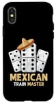 iPhone X/XS Mexican Train Master Domino Player Dominoes Lover Game Mens Case