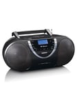 Lenco SCD-6900BK - Boombox with DAB+ FM radio and CD/ MP3 player - Black - DAB/DAB+/FM - Stereo - Musta