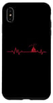 iPhone XS Max My Heart beats for Sailing Heart Line Case