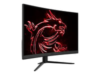 MSI Optix G32CQ4 - Écran LED - jeux - incurvé - 31.5" - 2560 x 1440 WQHD @ 165 Hz - VA - 250 cd/m² - 3000:1 - 1 ms - 2xHDMI, DisplayPort