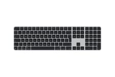 Apple Magic Keyboard with Touch ID and Numeric Keypad - tastatur - USB-C - QWERTY - UK - sorte taster Indgangsudstyr