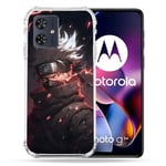 Cokitec Coque Renforcée pour Motorola G54 5G Manga Naruto Kakashi Dark