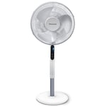 Honeywell Advanced QuietSet 40W 5 Speed 40cm Oscillating Pedestal Fan White - HSF600W - Return Unit - (Used) Grade A