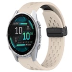 Garmin Fenix 8 AMOLED 43mm Klockarmband - Beige