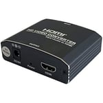 CONVERSOR SVGA H +Audio Jack 3,5H HDMI AISENS A115-0386 Negro