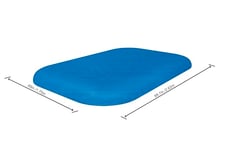 Bestway 58319 Bâche 4 saisons pour piscine hors sol rectangulaire 280 x 184 cm,Bleu