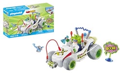 Playmobil 71633 Funstars: Racing Professor, kart with retractable motor, dynamic playset for exciting races, detailed play sets suitable for children ages 4+