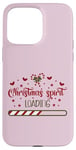 Coque pour iPhone 15 Pro Max Drôle et mignon de Noël en forme de canne à sucre d'orge