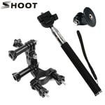 CNYO® SHOOT Vélo Vélo Accessoires Set pour GoPro Hero 5 4 3 SJCAM SJ4000 h9 Xiaomi Yi 4K Monopode Flotteur Grip Tige de Selle Mont