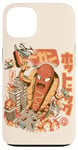 Coque pour iPhone 13 Super Hot Dog Monster Food Japanese City Kawaii Hot Dog