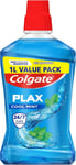 Colgate Plax Cool Mint alcohol free* Mouthwash 1L | mouthwash free*...