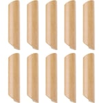 CCYKXA 10pcs Poignées d'armoire en Bois Poignées de Tirage de Tiroir pour Meubles Placard Armoire Commode Porte d'armoire Décoration de la Maison