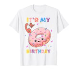 Girl 6 Years Old Its My 6th Birthday Donut T-Shirt