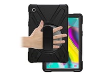 Estuff Defender Case - Beskyttelsesboks - Svart - For Samsung Galaxy Tab S5e