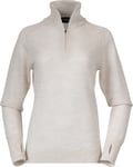 Bergans Bergans Women's Ulriken Light Merino Jumper  Vanilla White XL, Vanilla White