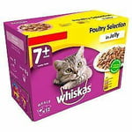 Whiskas 7+ Cat Pouches Poultry Selection In Jelly 12x100g Pk - 100g - 410920