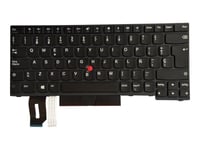 Lenovo - Erstatningstastatur For Bærbar Pc - Med Trackpoint, Ultranav - Qwerty - Spansk - Svart - Fru - For Thinkpad E48x  E49x  L380  L380 Yoga  L390  L390 Yoga  L480  L490  T480  T49x