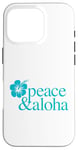 Coque pour iPhone 16 Pro Plage de surf pour les vacances de Peace and Aloha à Hawaï