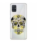 Coque Galaxy S20 PLUS mort mexicaine tartan jaune